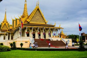 royal palace in Cambodja